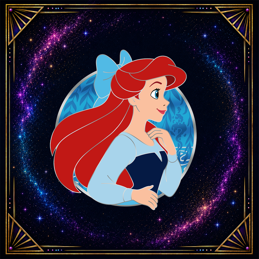 Ariel- Kiss The Girl Fantasy Profile Pin- LE 100