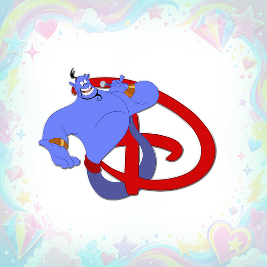 Genie Dreamed Into Magic Fantasy Pin