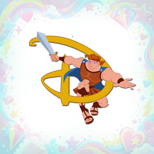 Hercules Dreamed Into Magic Fantasy Pin