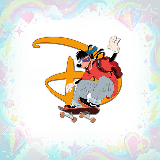Max Goof Dreamed Into Magic Fantasy Pin