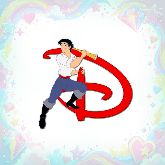 Prince Eric Dreamed Into Magic Fantasy Pin